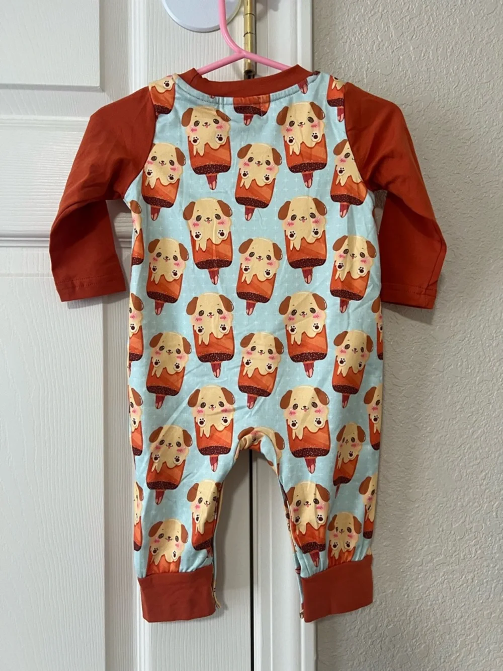 Pete + Lucy Ice Cream Dog Romper 3-6M NWT